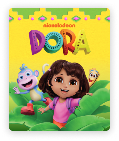 Image of Dora game tile, a new game coming to Nex Playground + Play Pass inspired by the classic Dora the Explorer franchise.