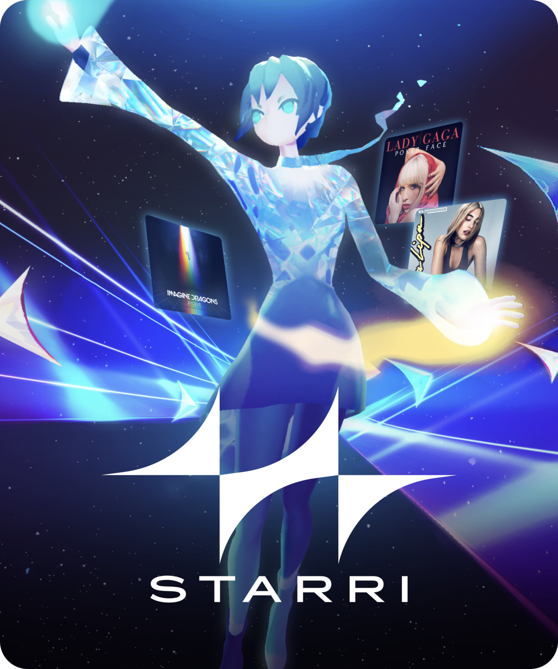 Starri, a beat-matching game, available on Nex Playground.