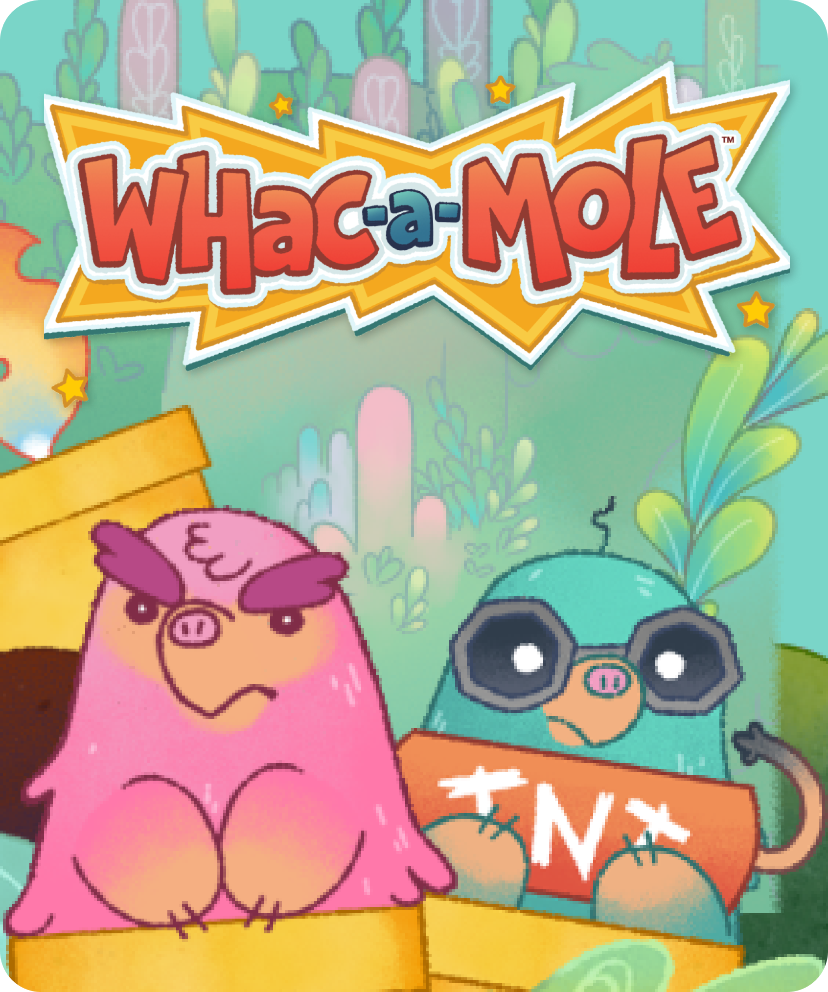 Whac-a-Mole game tile, a motion-based game on Nex Playground.