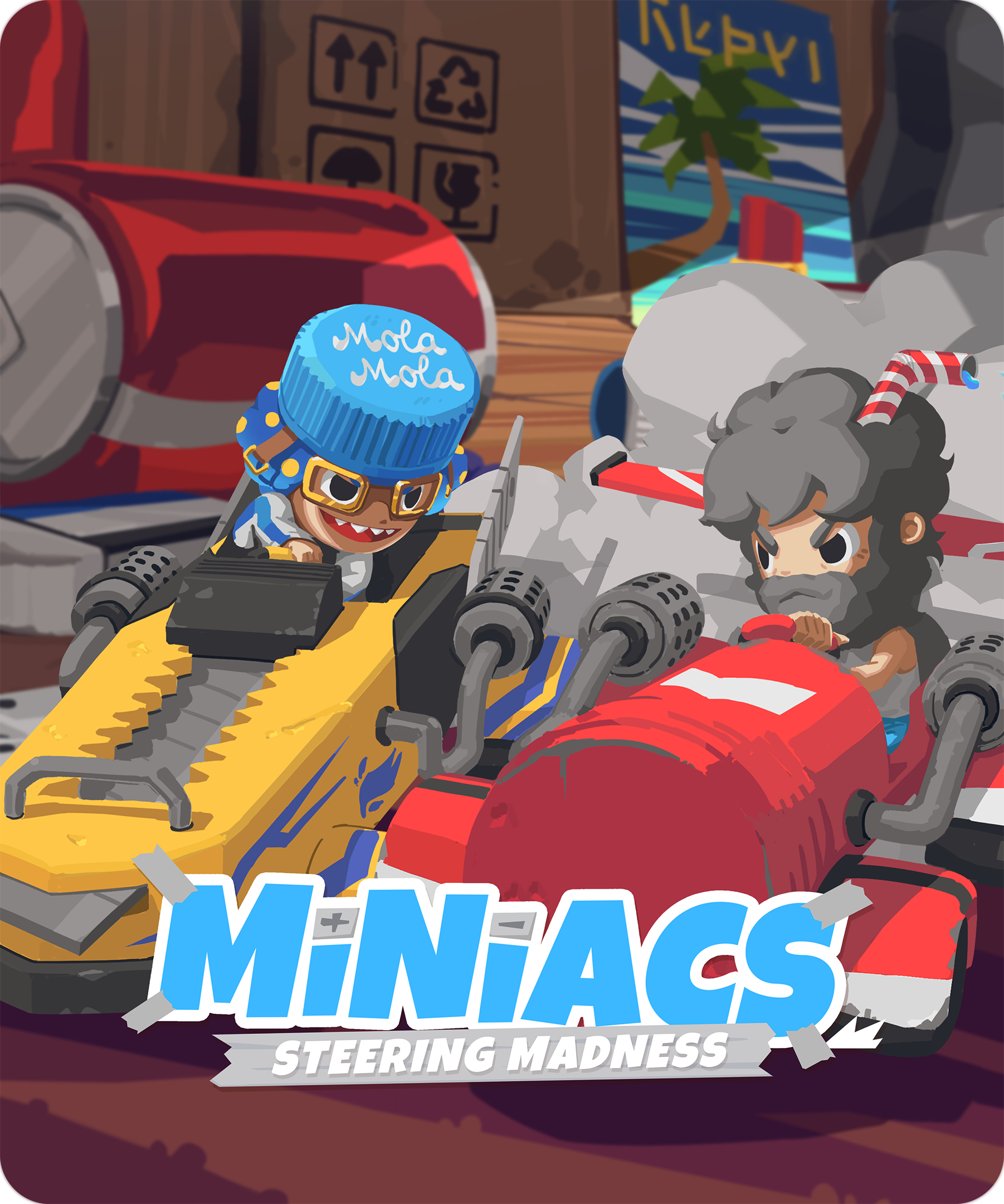 Miniacs: Steering Madness game tile, a racing game on Nex Playground with Play Pass