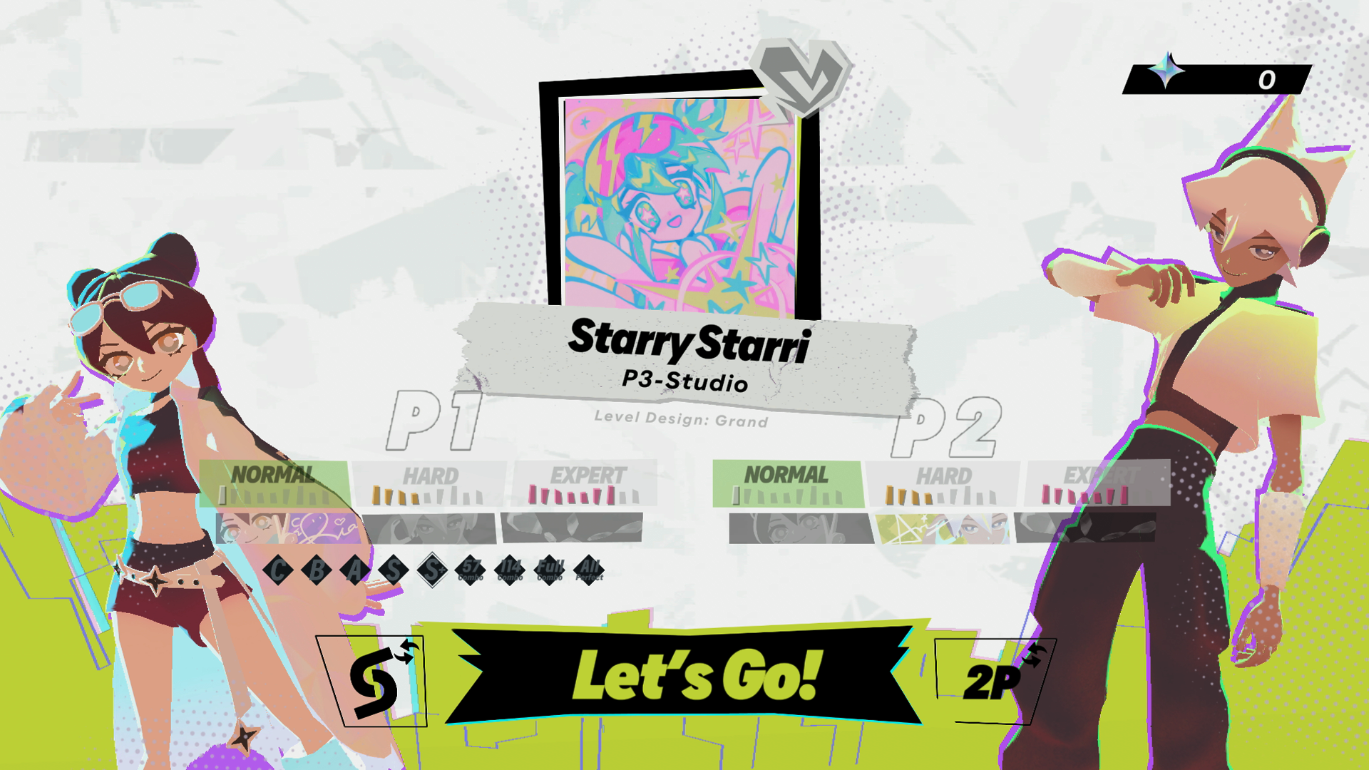 Image of the song start screen in the Starri update, available on Nex Playground.