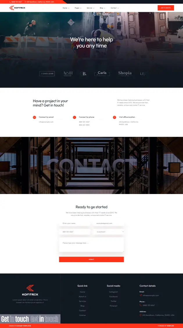 Contact one