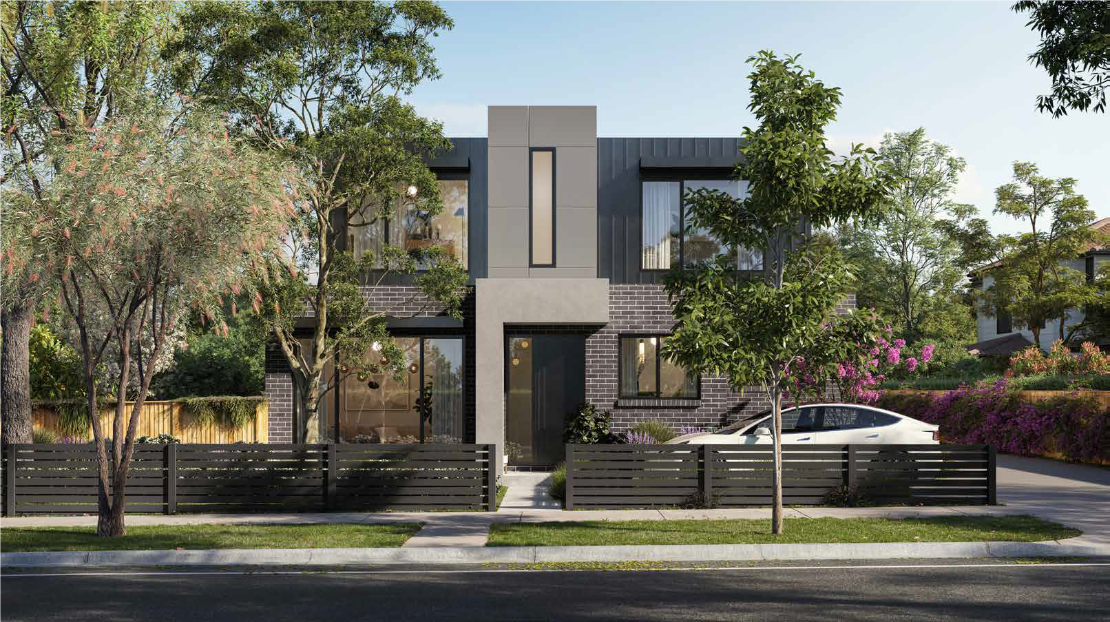 33 Rhodes Parade, Oak Park. Front Render. Street View
