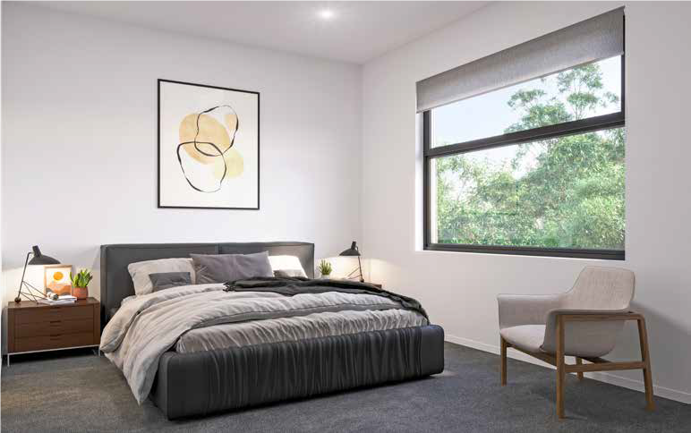 33 Rhodes Parade, Oak Park. Bedroom Render