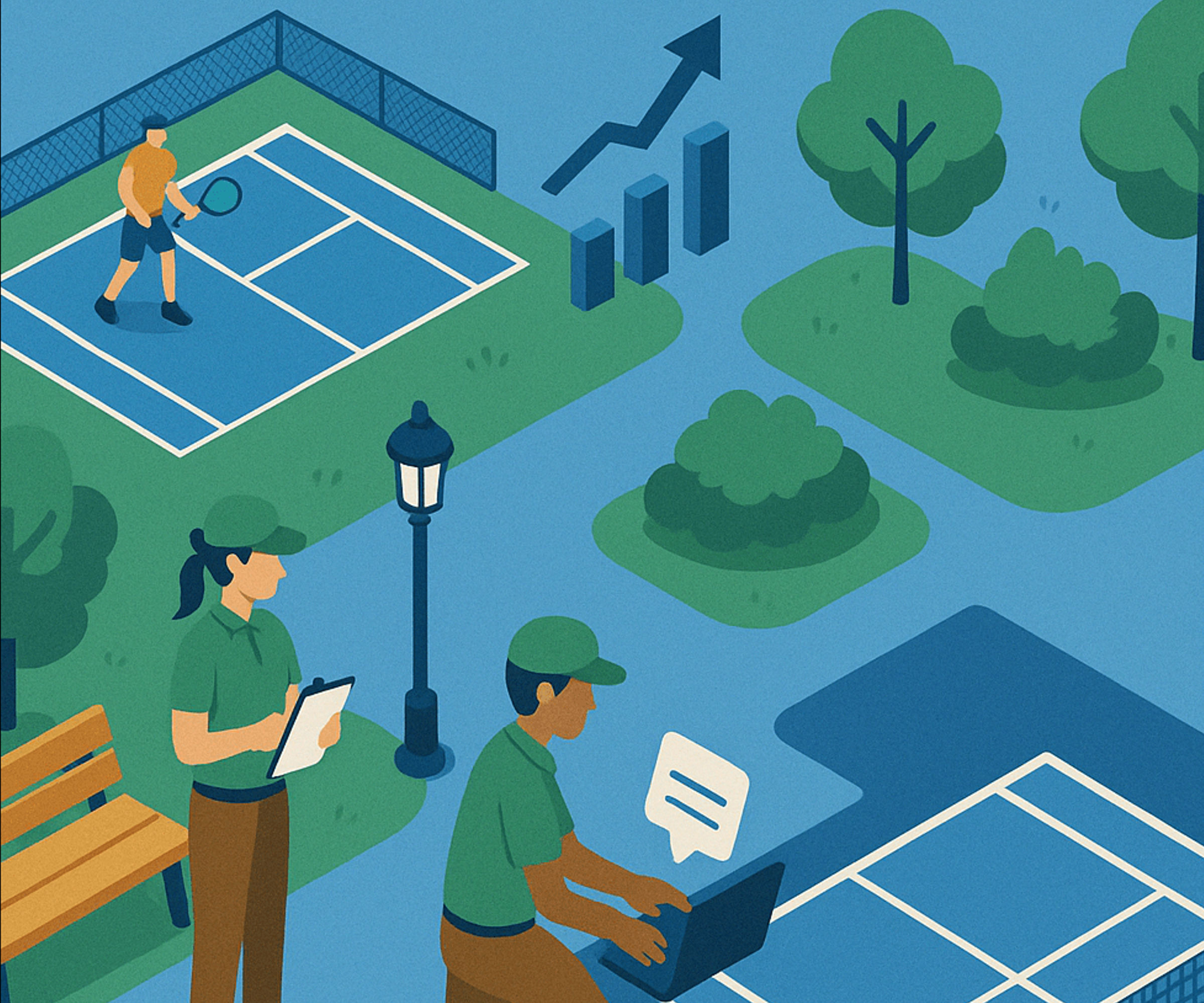 Parks and Recreation Staff Using AI on the Job