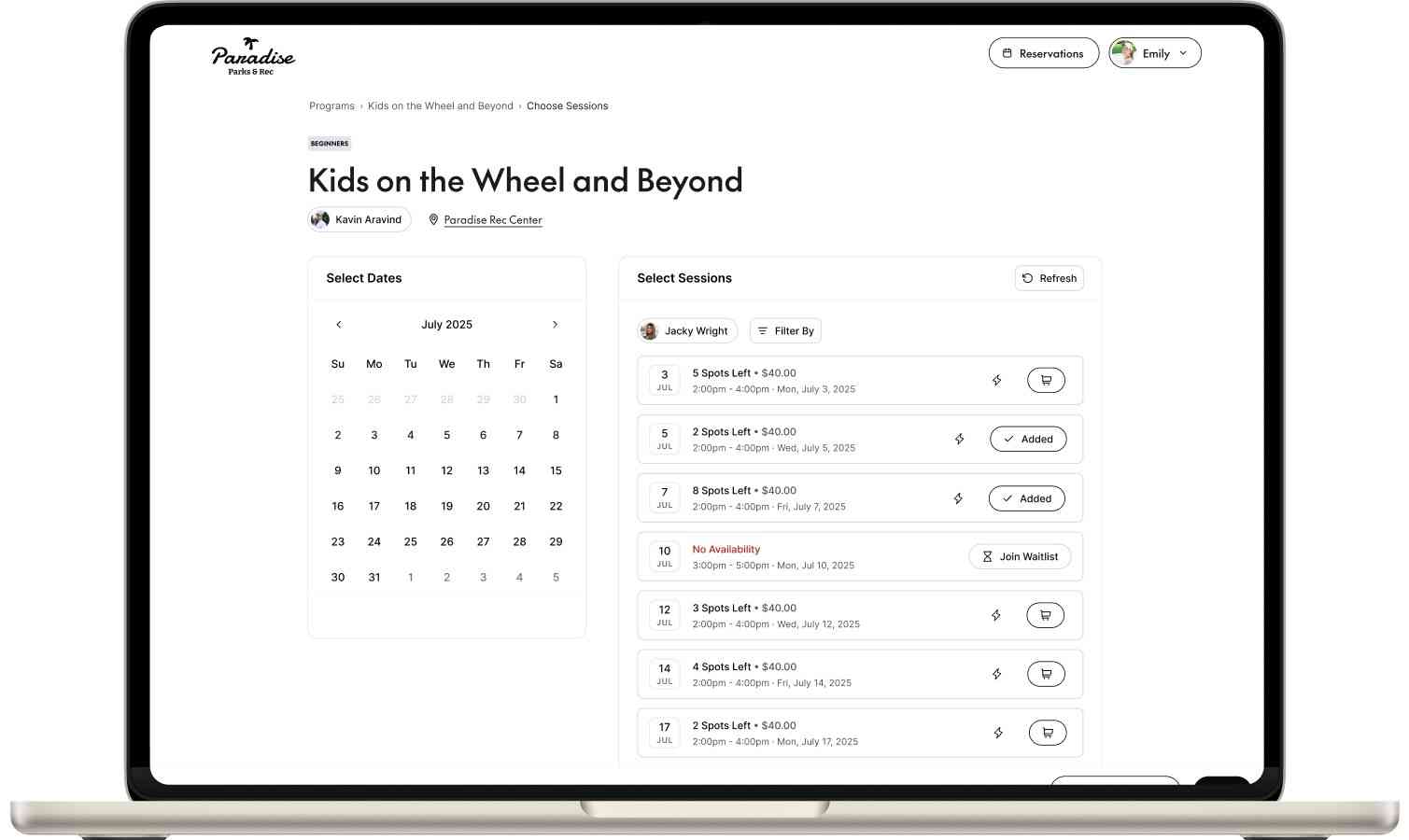 Launching Session Registration: More Flexibility & a Fresh Look