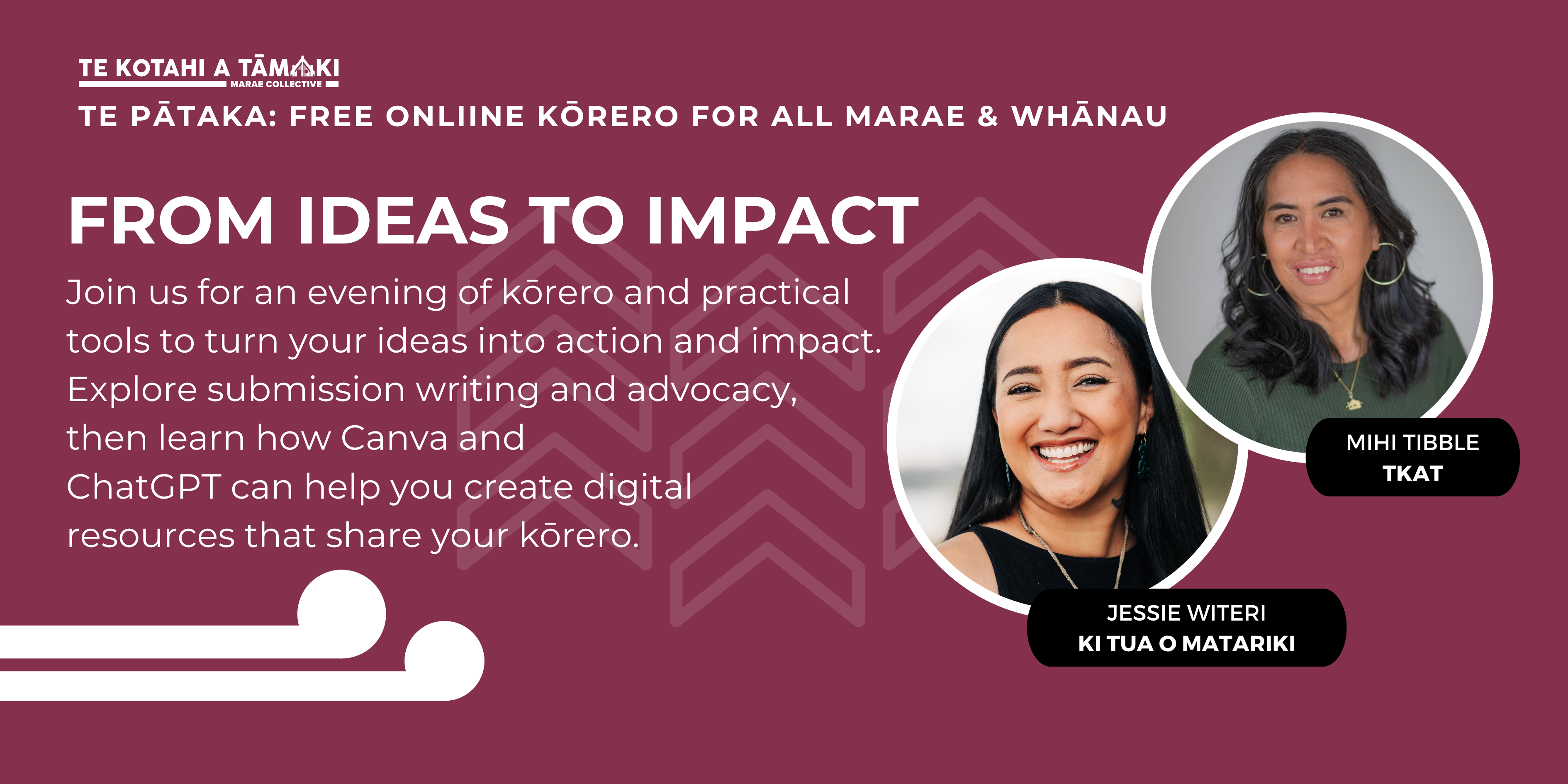 event banner for Te Pātaka: From Ideas to Impact event 2026-09-23T06:00:00.000Z