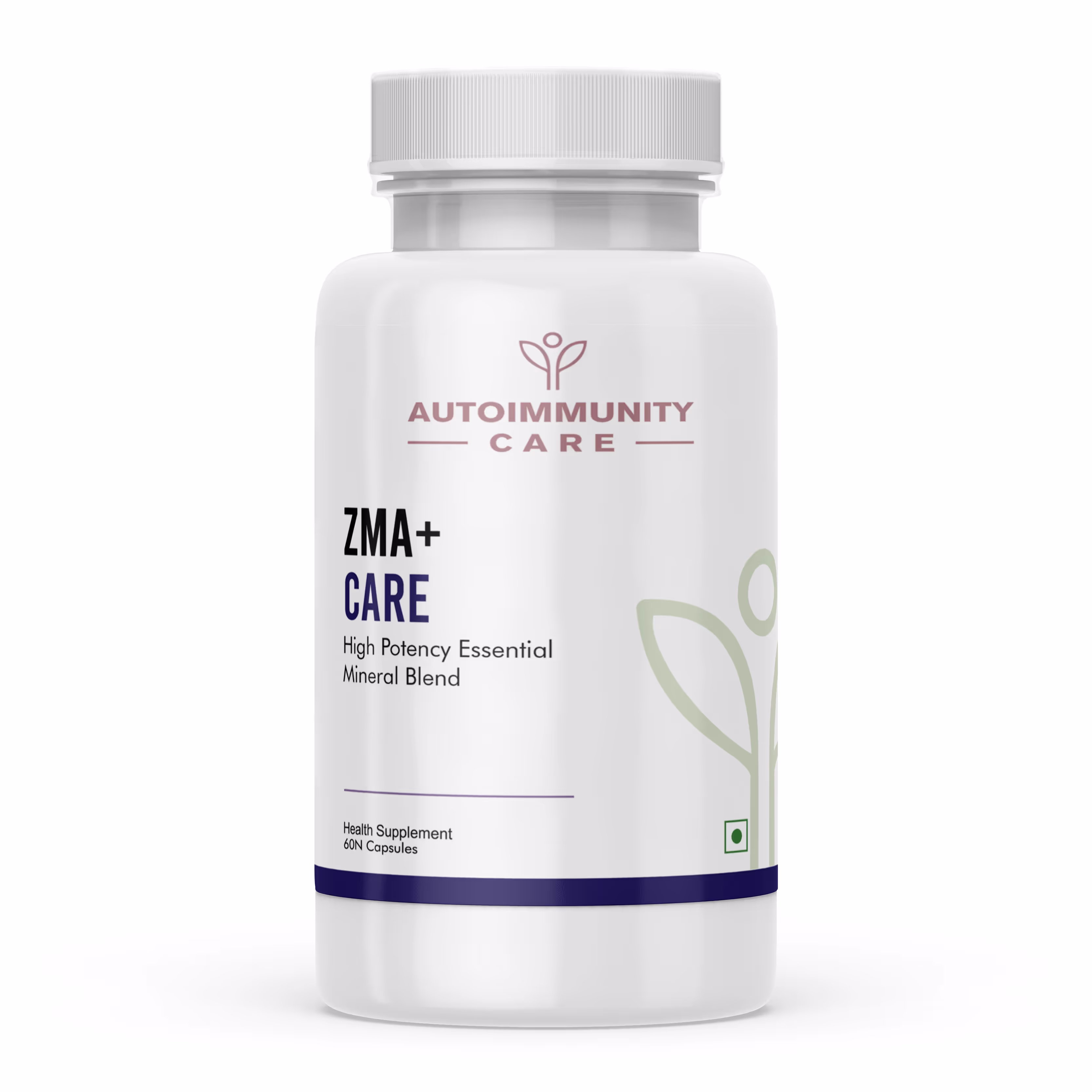 A box of ZMA+ Care Supplement featuring the unit of capsules.