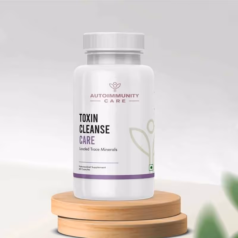 A box of Toxin Cleanse Care capsules.