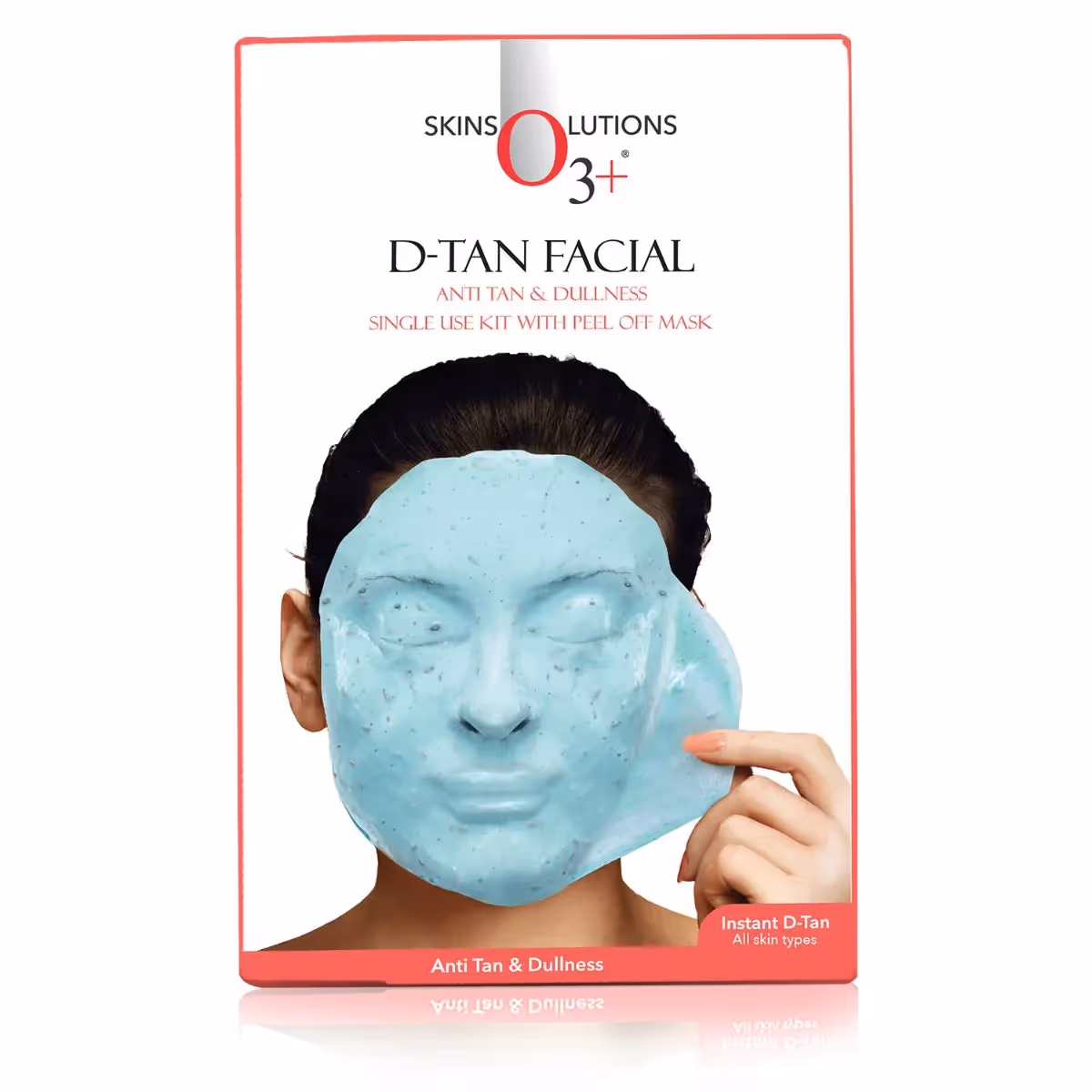 The packet of O3+ D-Tan Facial Kit.