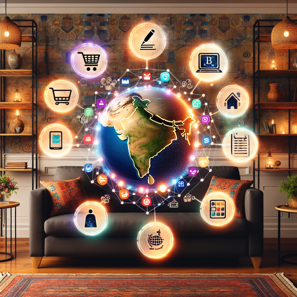 Home office setup with a laptop, notepad, and coffee cup.