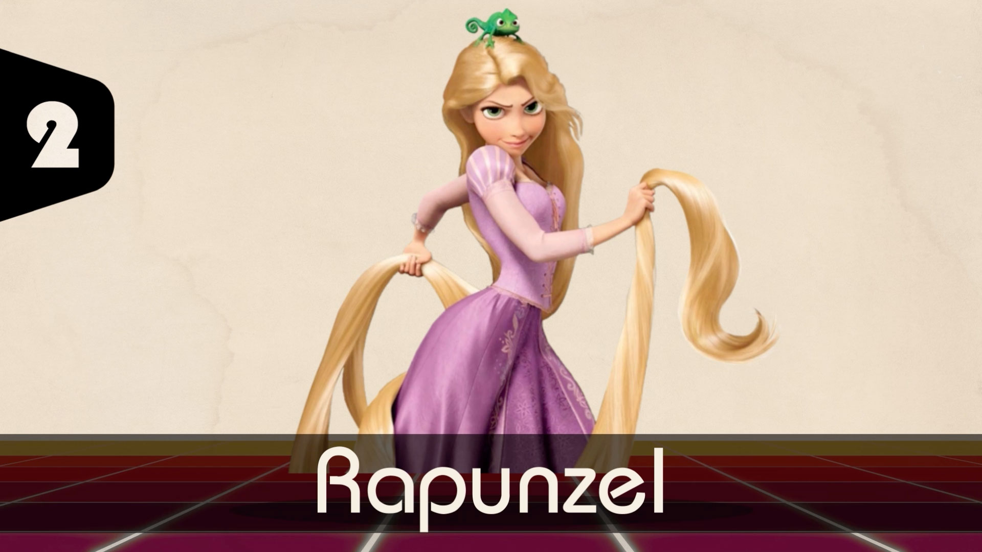 A photo of a trivia question about Rapunzel from the movie Tangled