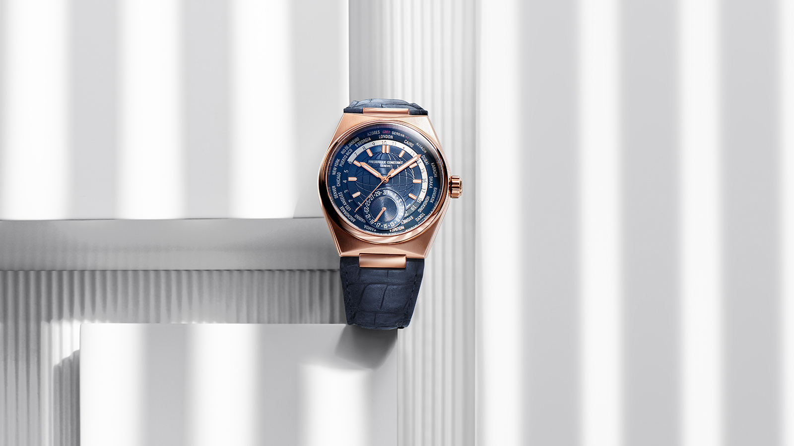 Frederique Constant Celebrates 35th Anniversary With Two New Highlife Worldtimers
