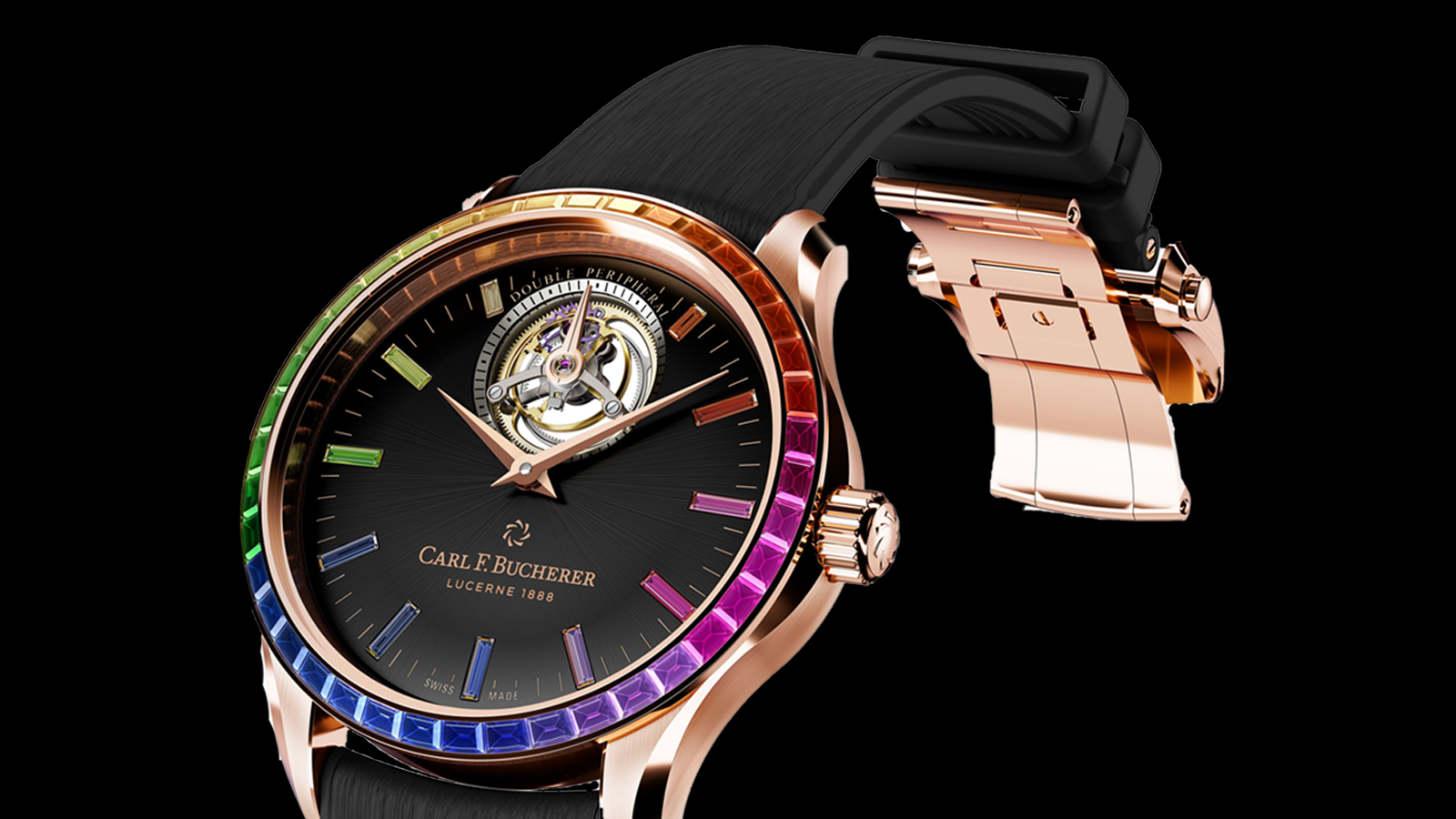 Carl F. Bucherer Releases the New Manero Tourbillon Double Peripheral Paradise