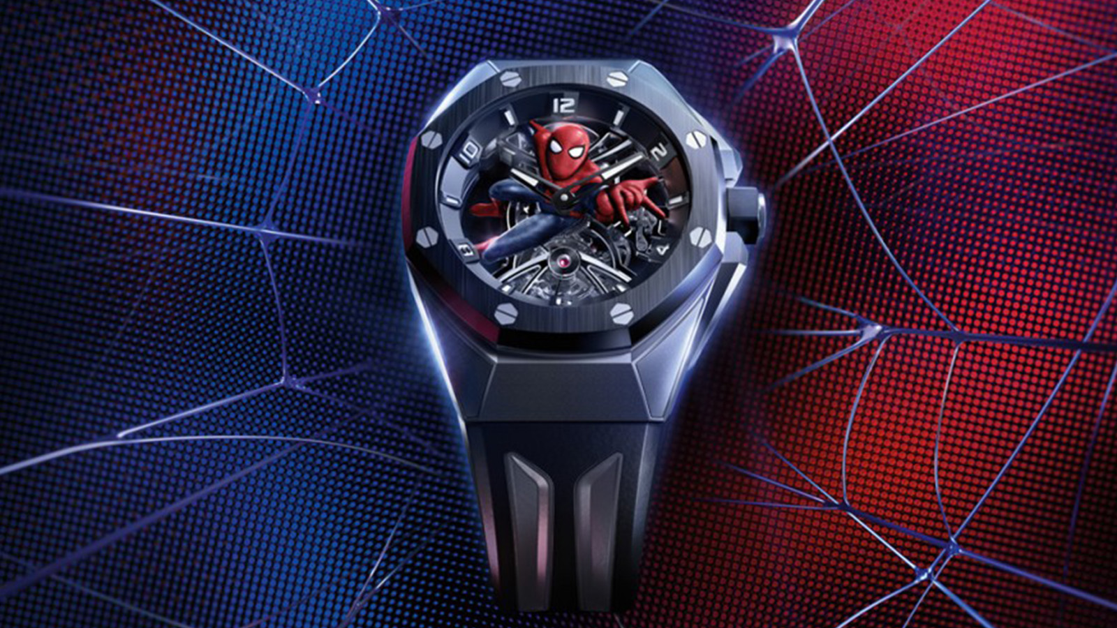 After Black Panther, Audemars Piguet Introduces the Marvel(ous) Spider-Man Concept Tourbillon to Royal Oak