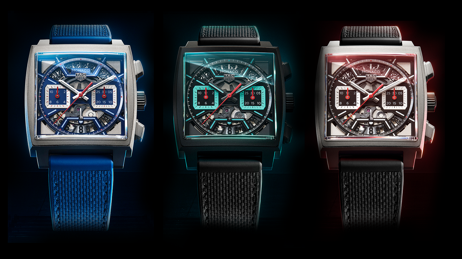 TAG Heuer Releases 3 New Monaco Chronographs to Celebrate One of the Grandest F1 Races