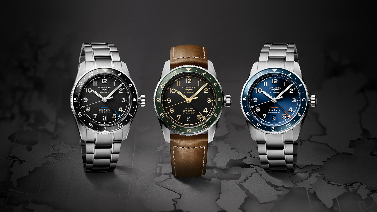 Longines Introduces Compact Versions of the Spirit Zulu Time Watch