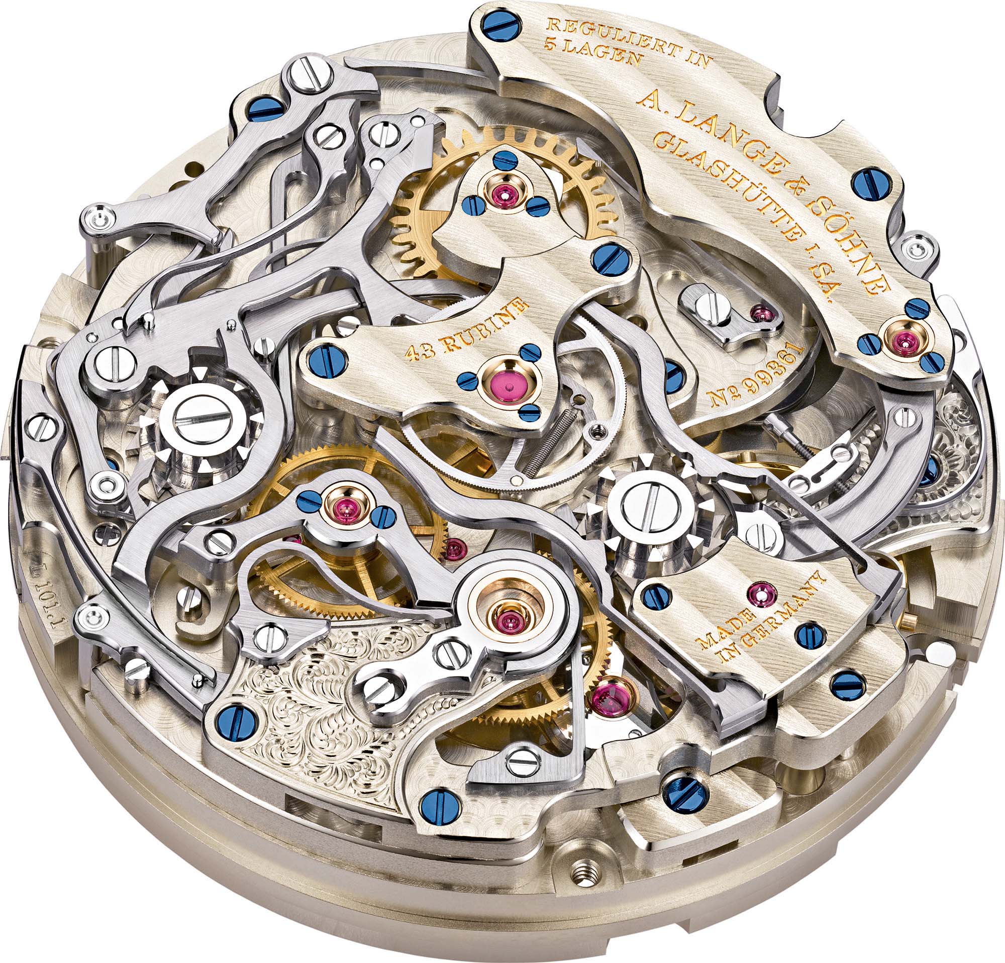 A Lange & Sohne 1815 Rattrapante Perpetual Calendar