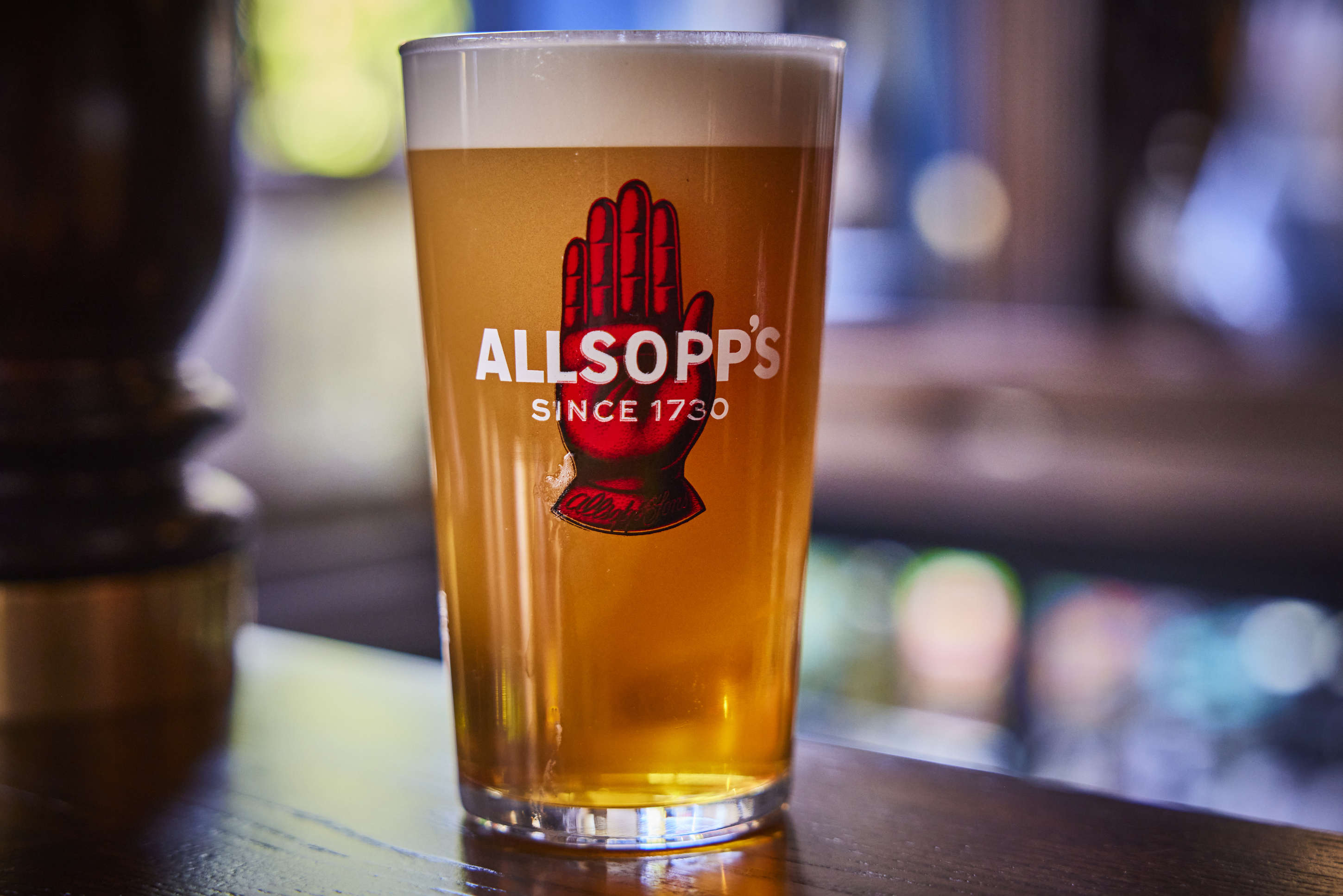 A pint of Allsopp's IPA