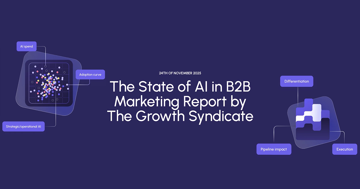 Blog post thumbnail, represented by the post title written using company's visual language. 