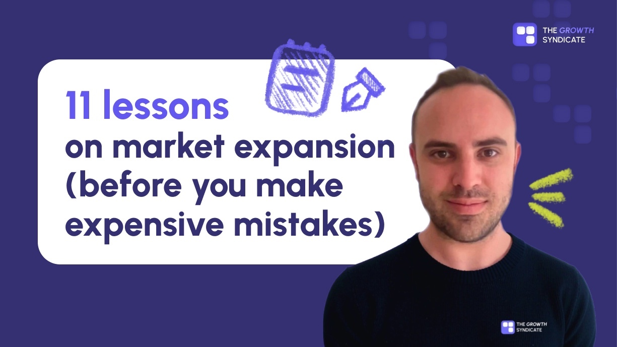 Blog post thumbnail, represented by the post title written using company's visual language. 