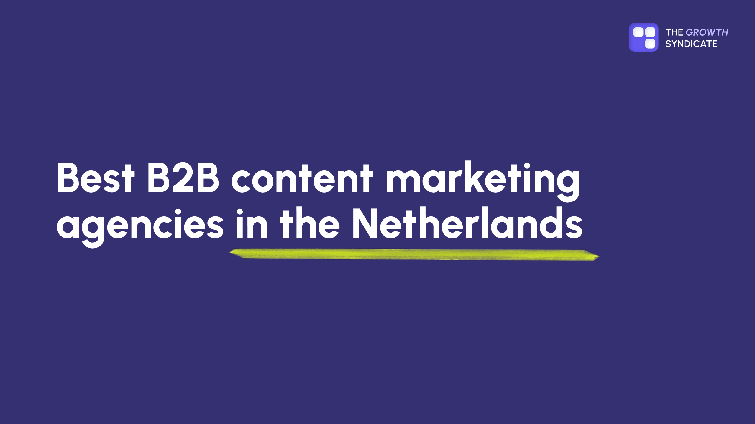 Blog post thumbnail, represented by the post title written using company's visual language. 