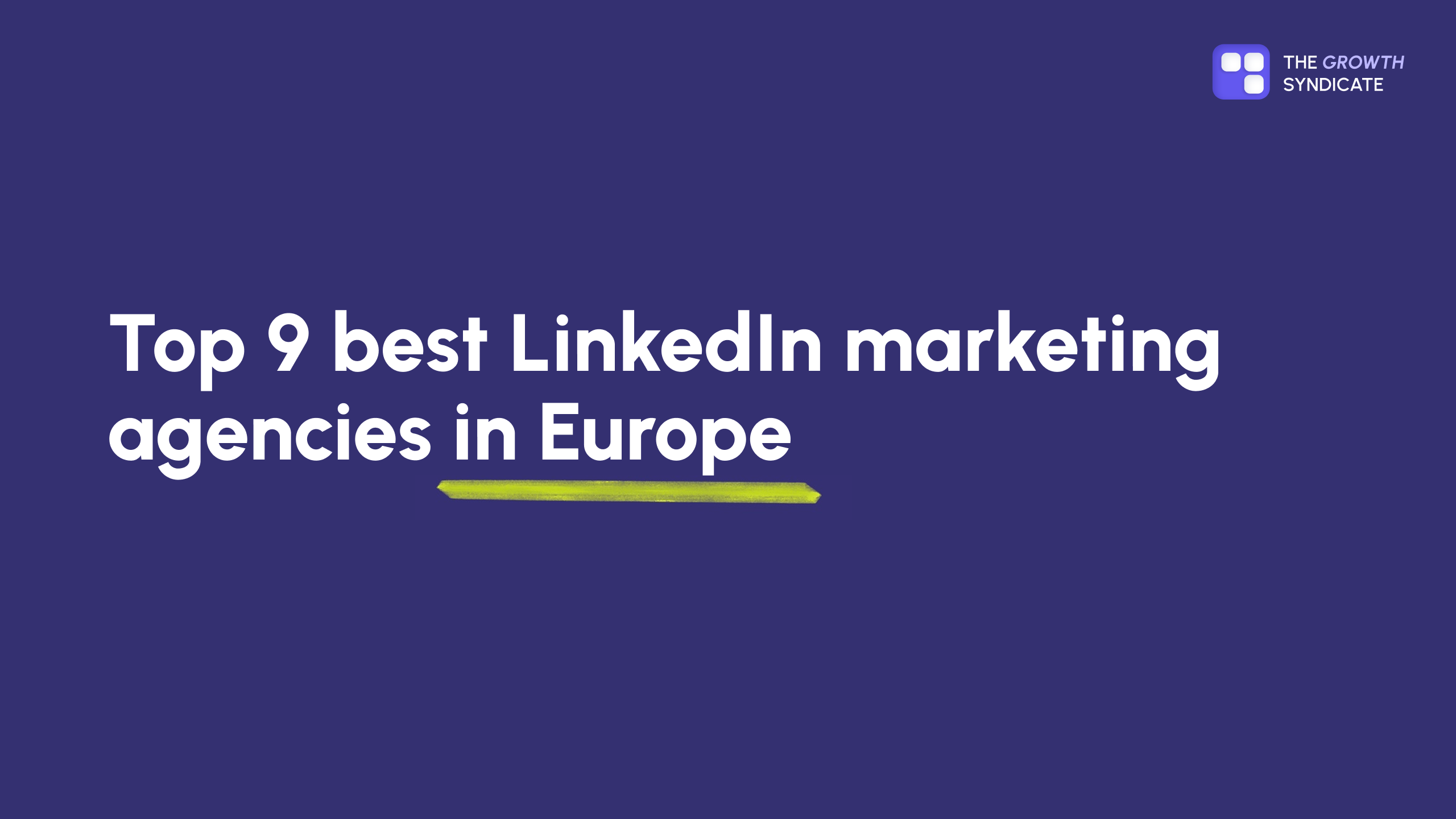 Blog post thumbnail, represented by the post title written using company's visual language. 