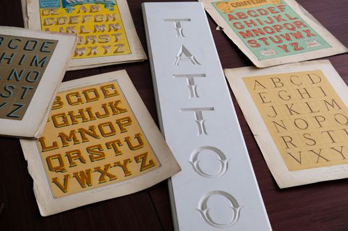 Le métier de peintre en lettres