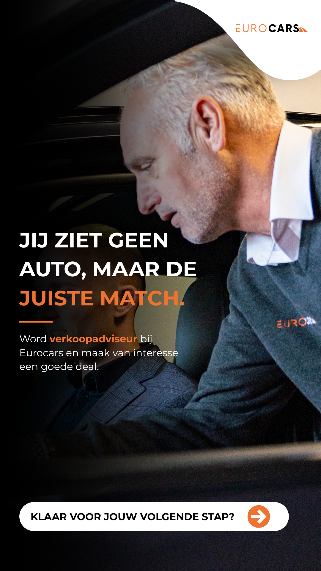 Recruitmentcampagne voor een verkoopadviseur bij Eurocars