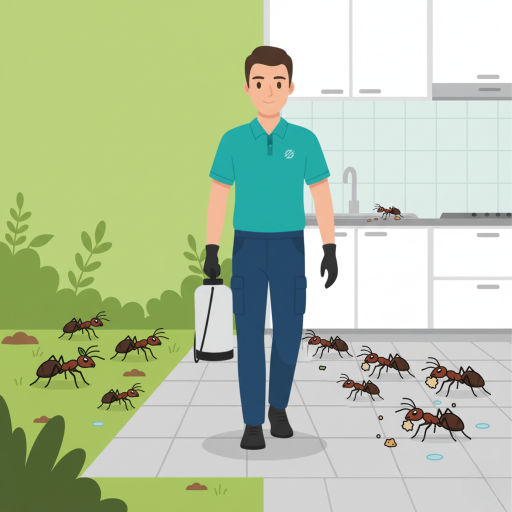 hormigas de jardin y hormigas de casa