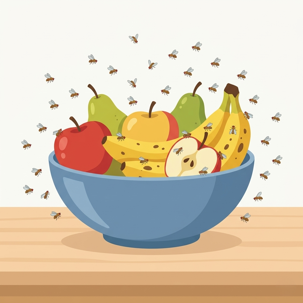 moscas de la fruta
