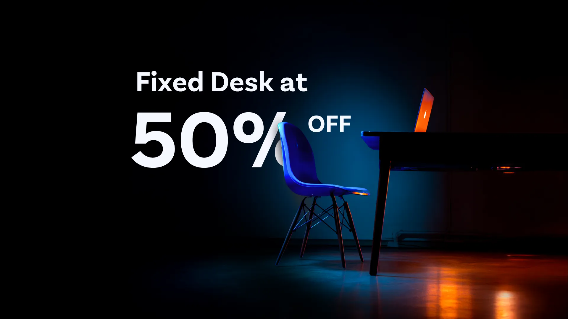 Fixed desk coworking space offer: 50% off for professional workstation at nana Bianca.