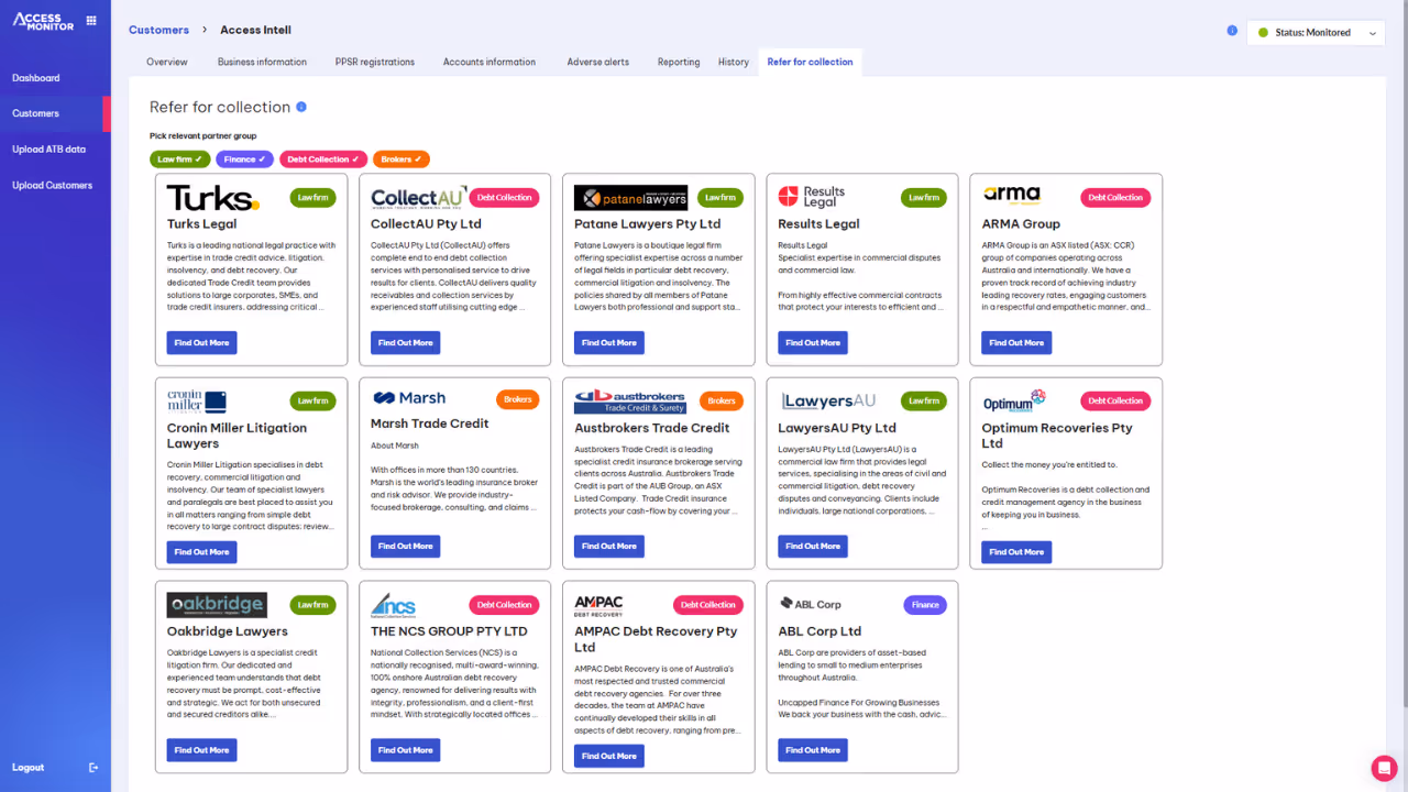 Access Intell Ultimate Guide to Collections - Referral Partners