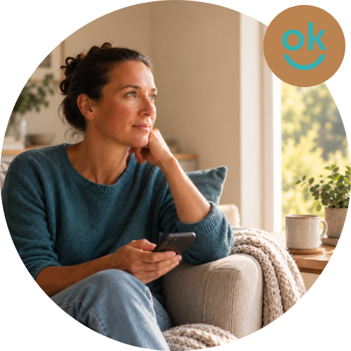 Man attending a telehealth psychiatry appointment from his home study
