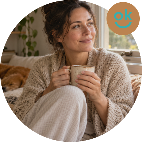 Adult at home considering reaching out to a psychologist for support