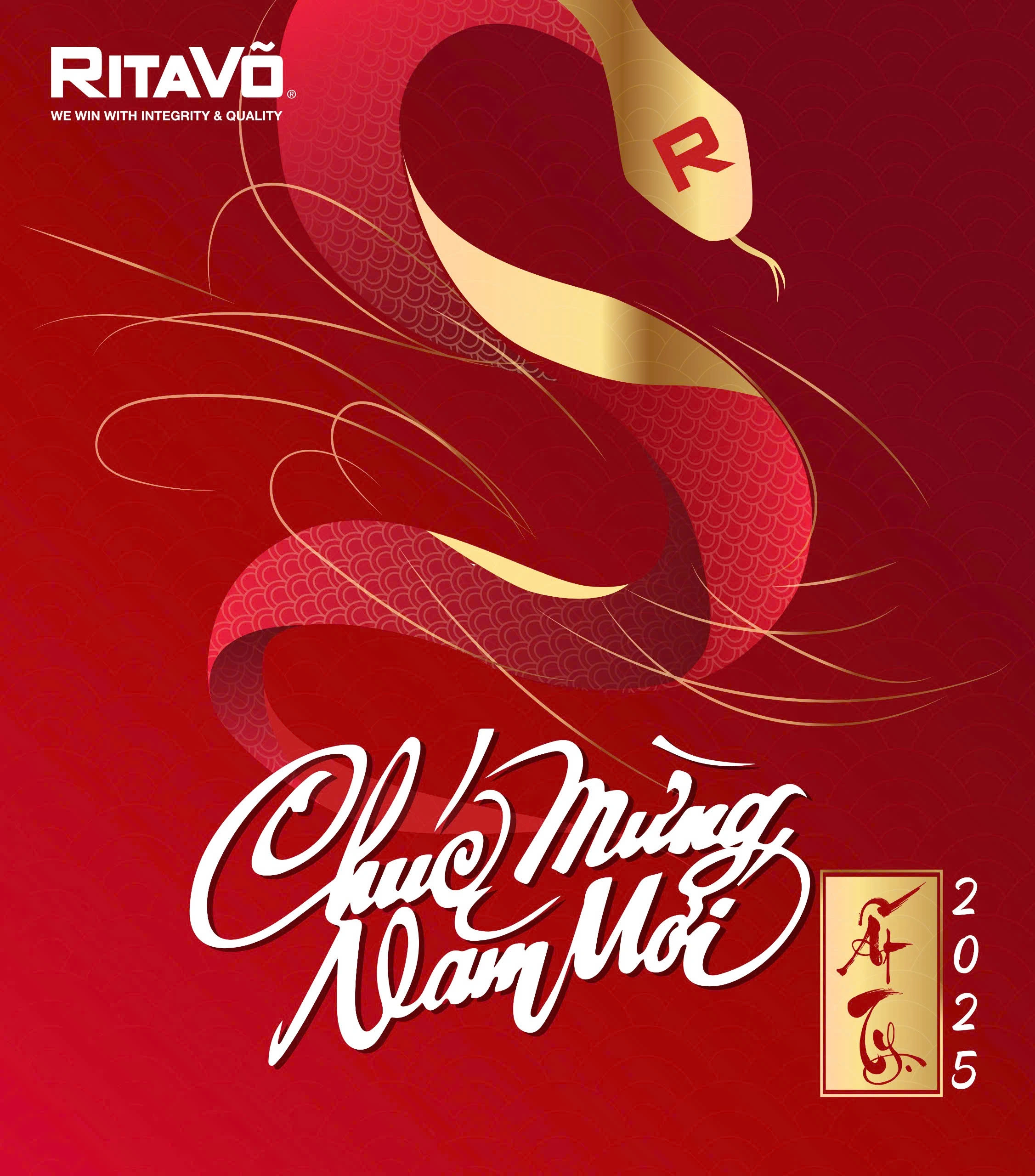 Rita Võ chúc mừng năm mới Ất Tỵ 2025