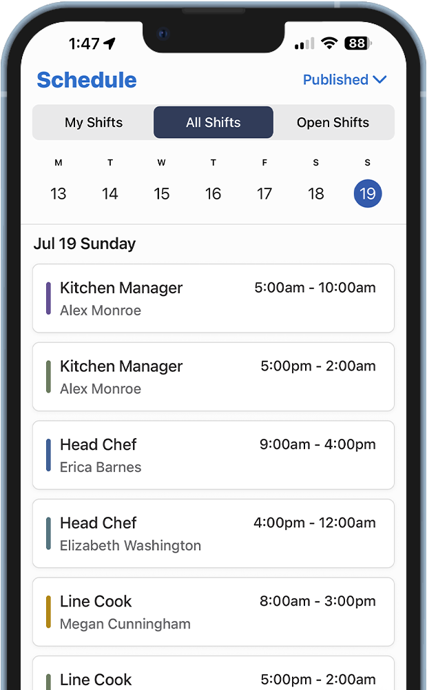 Teamsly mobile app