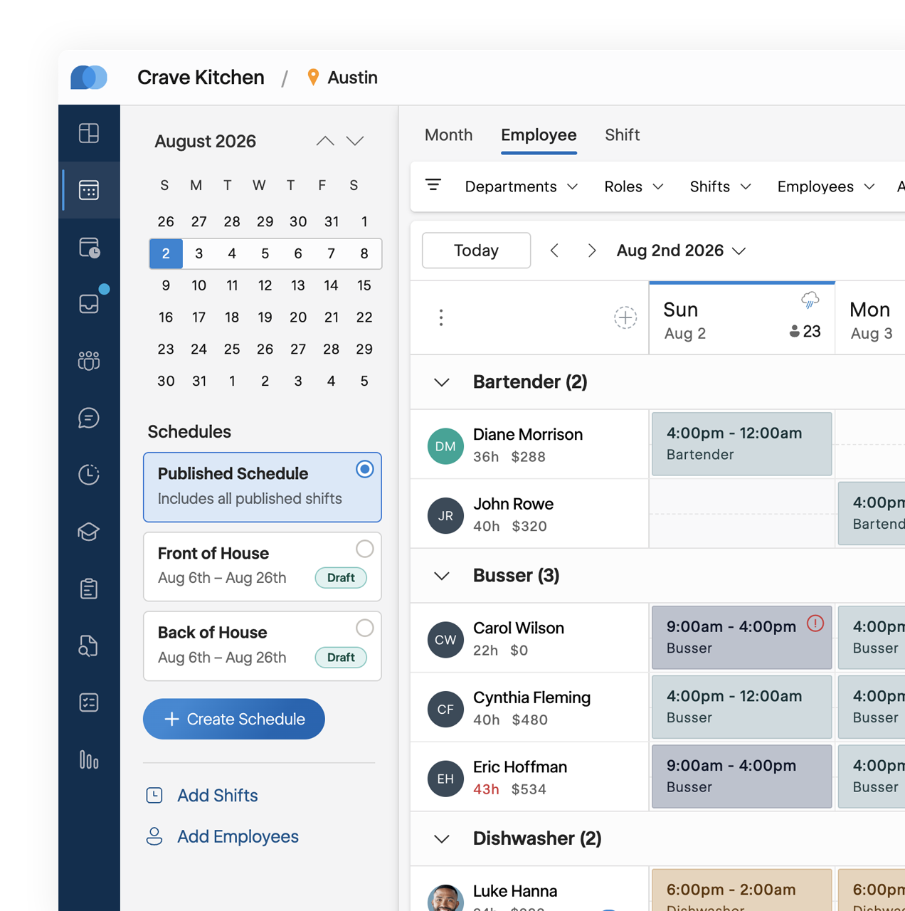 Flexible Scheduling preview