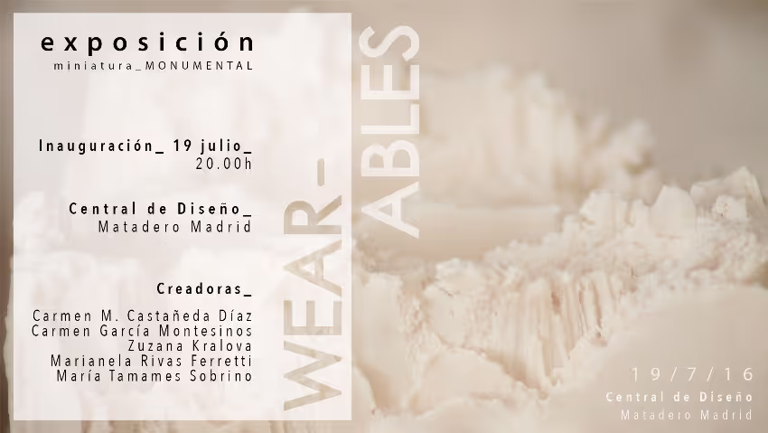 Exposición WEARABLES 2016