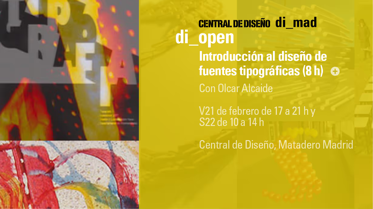 di_open | Curso de introducción al diseño y edición de fuentes digitales (8h)