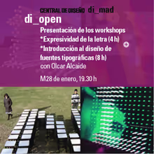 Presentación de los workshops di_open