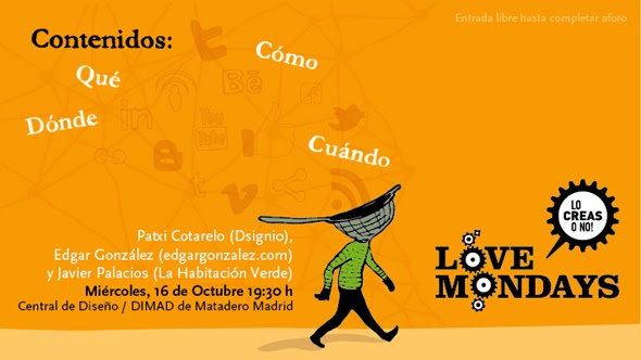 Love Mondays octubre 2013 | qué, cómo, cuándo, dónde