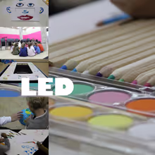 Taller infantil de diseño y creatividad. Experimentando LED