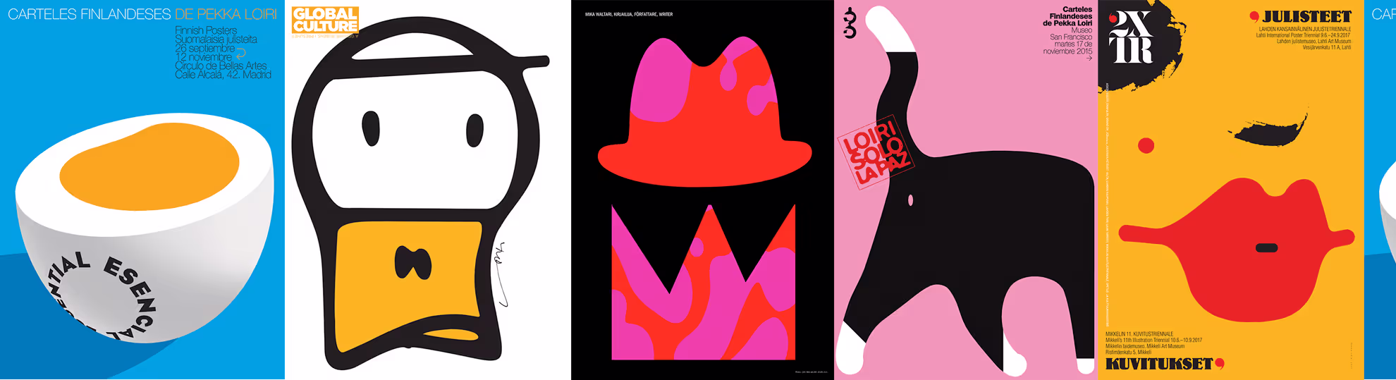 Esencial. Carteles finlandeses de Pekka Loiri