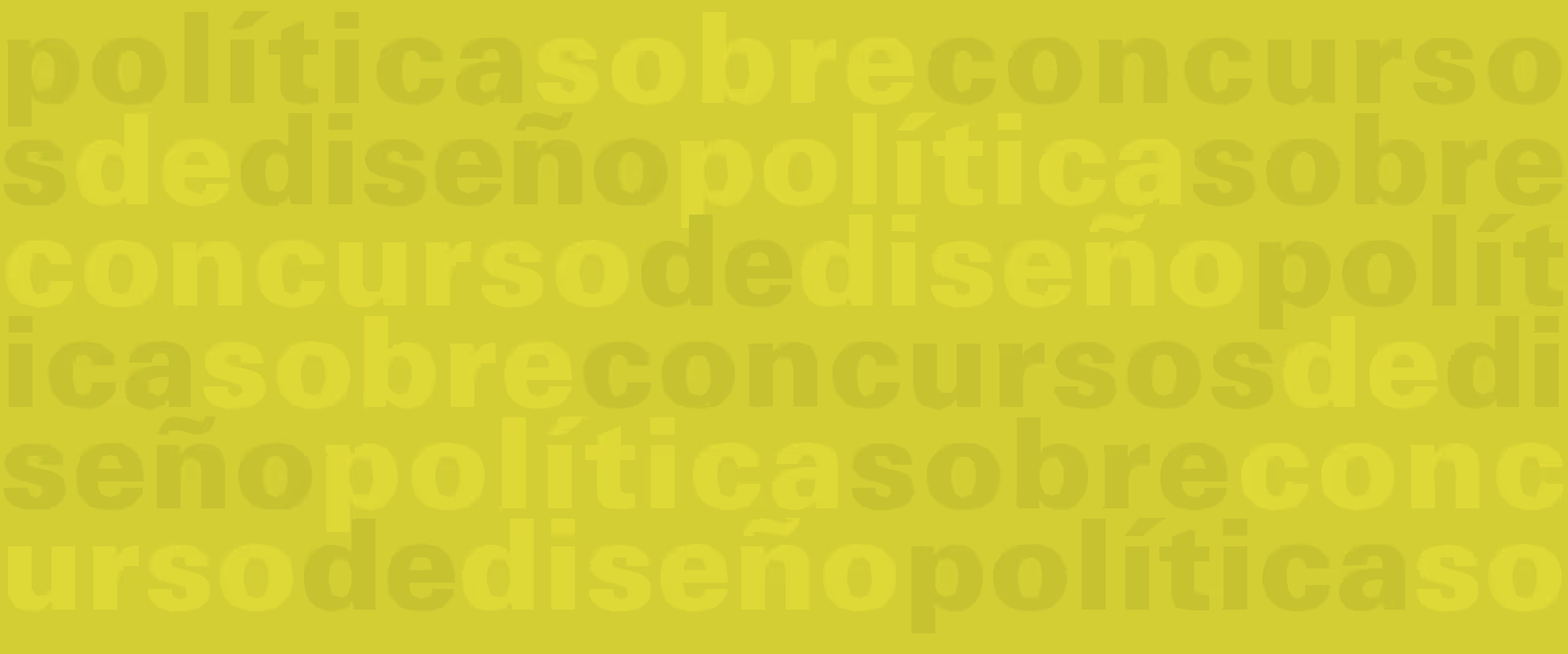 Política sobre concursos de diseño