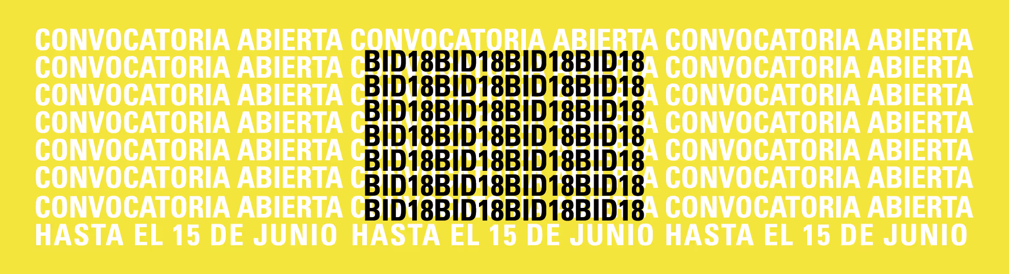 Convocatoria BID18