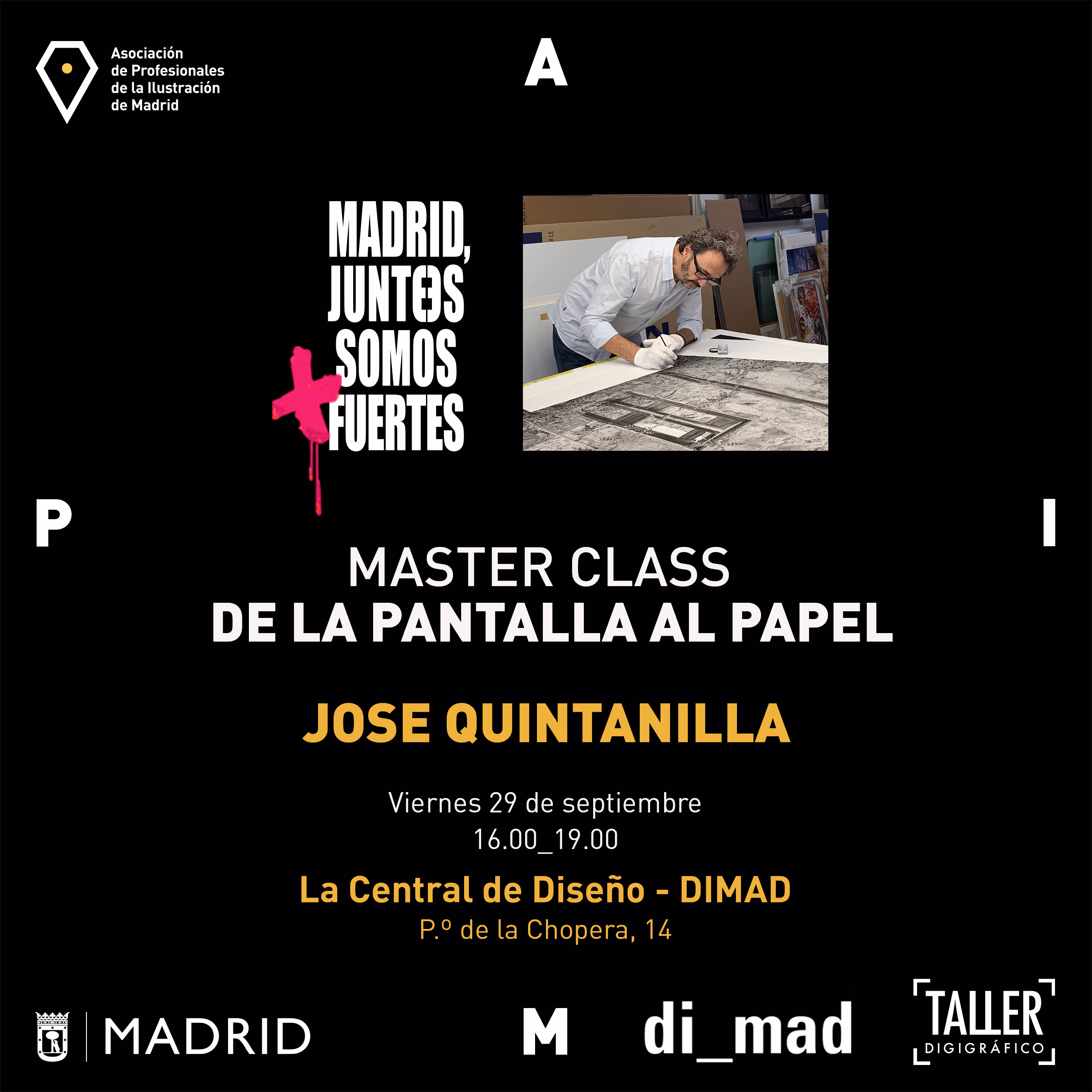 Masterclass "De la pantalla al papel" por A.P.I.M.