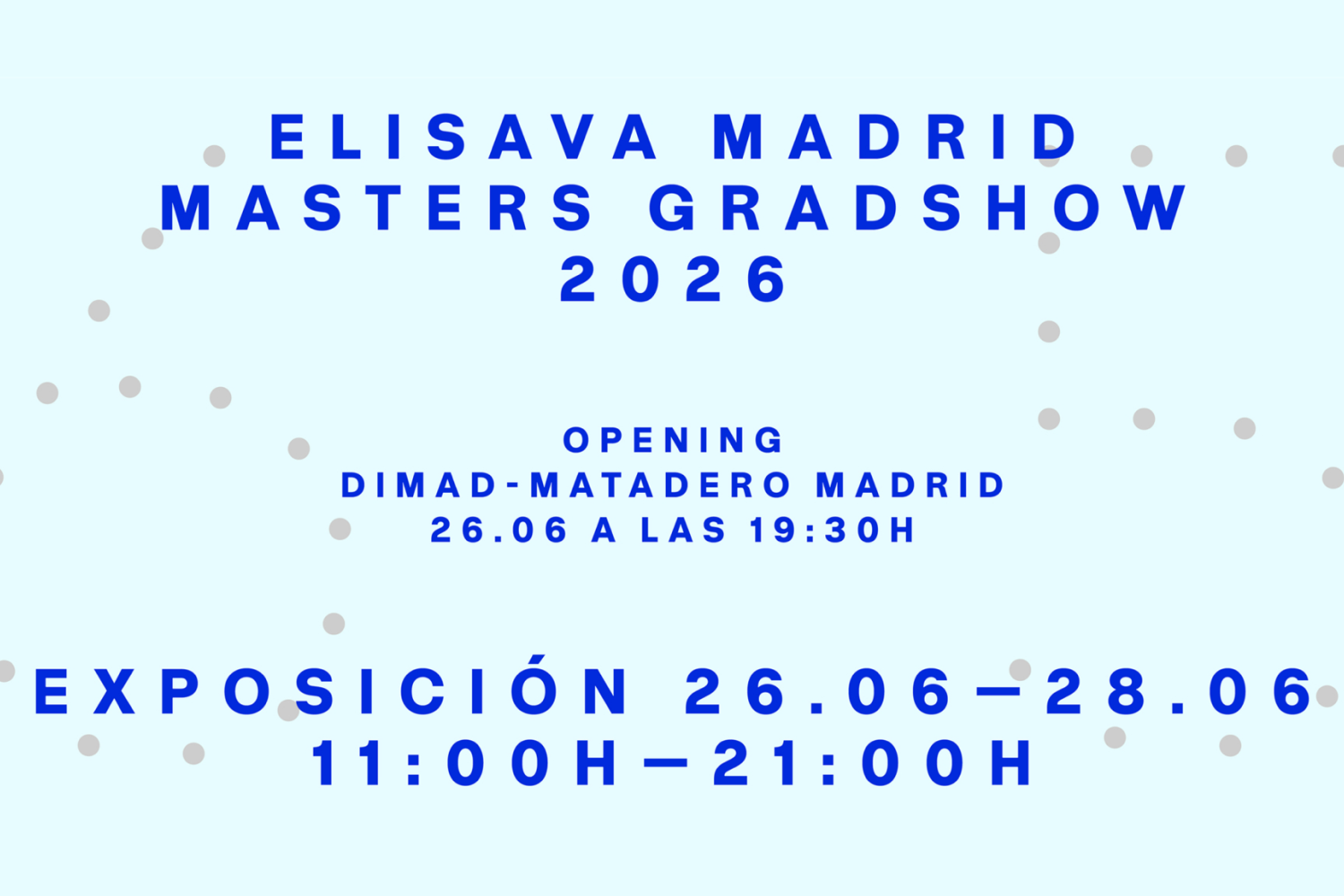 Elisava Madrid Masters Gradshow