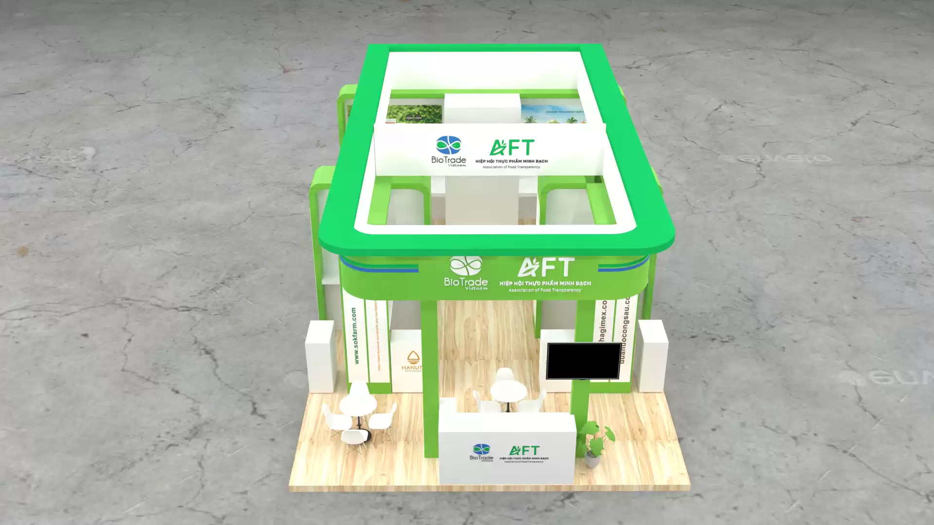 Thiết kế thi công gian hàng triển lãm Foodexpo 2022 tại Hồ Chí Minh