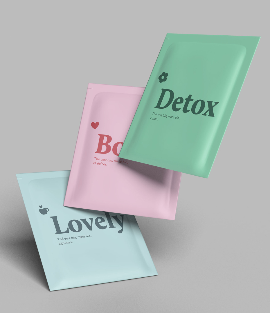 Sachet de thé individuel de la marque Kusmi Tea